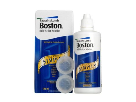 Bausch & Lomb Boston Simplus - 120 ml ápolófolyadék + tároló tok