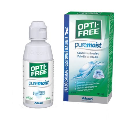 Alcon Opti-Free PureMoist - 90 ml ápolófolyadék + tároló tok